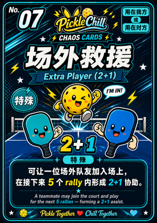 No.07 场外救援 Extra Player (2+1)